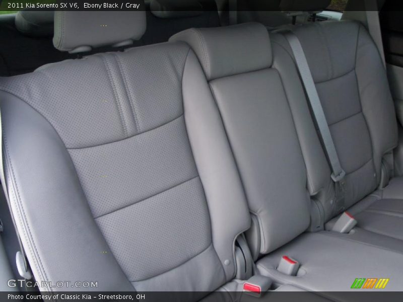  2011 Sorento SX V6 Gray Interior