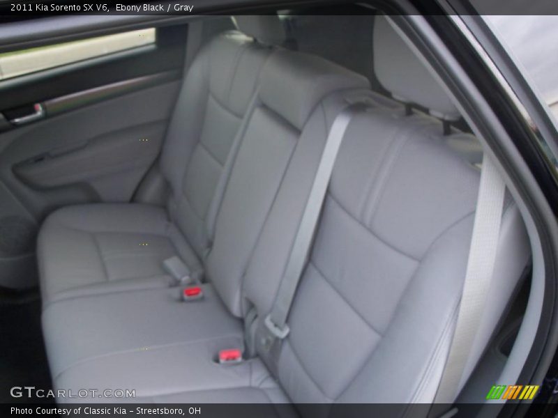 Ebony Black / Gray 2011 Kia Sorento SX V6