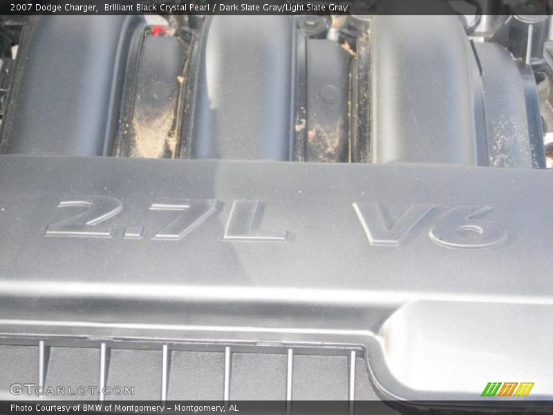 Brilliant Black Crystal Pearl / Dark Slate Gray/Light Slate Gray 2007 Dodge Charger