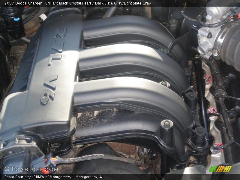 Brilliant Black Crystal Pearl / Dark Slate Gray/Light Slate Gray 2007 Dodge Charger
