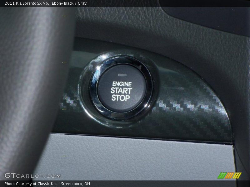Ebony Black / Gray 2011 Kia Sorento SX V6