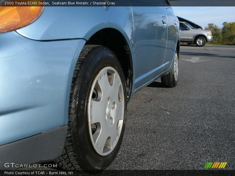 Seafoam Blue Metallic / Shadow Gray 2000 Toyota ECHO Sedan