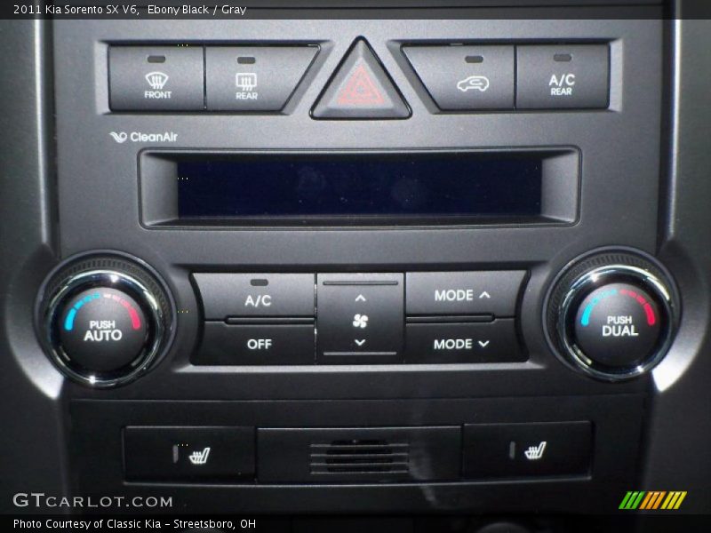 Ebony Black / Gray 2011 Kia Sorento SX V6