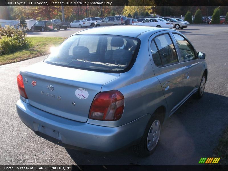 Seafoam Blue Metallic / Shadow Gray 2000 Toyota ECHO Sedan