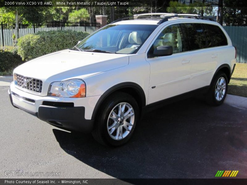 White Pearl Metallic / Taupe/Light Taupe 2006 Volvo XC90 V8 AWD