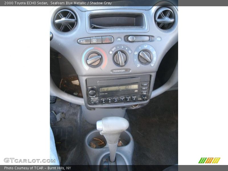 Seafoam Blue Metallic / Shadow Gray 2000 Toyota ECHO Sedan