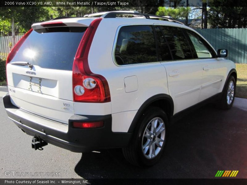 White Pearl Metallic / Taupe/Light Taupe 2006 Volvo XC90 V8 AWD