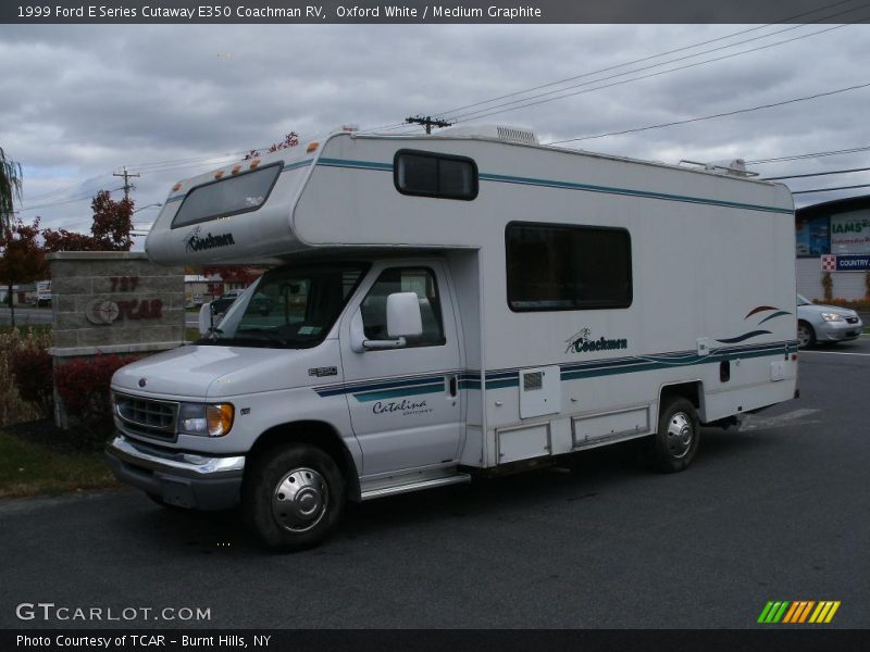 Oxford White / Medium Graphite 1999 Ford E Series Cutaway E350 Coachman RV