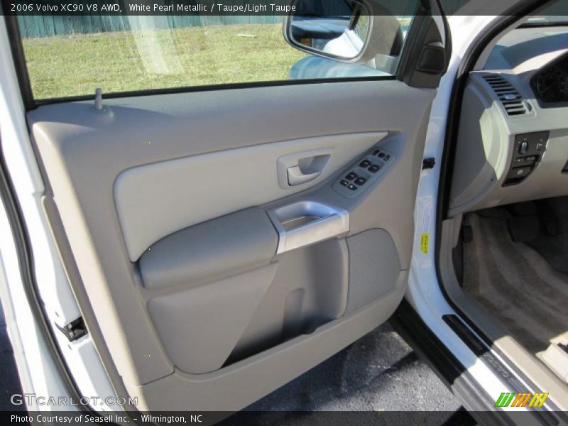 White Pearl Metallic / Taupe/Light Taupe 2006 Volvo XC90 V8 AWD