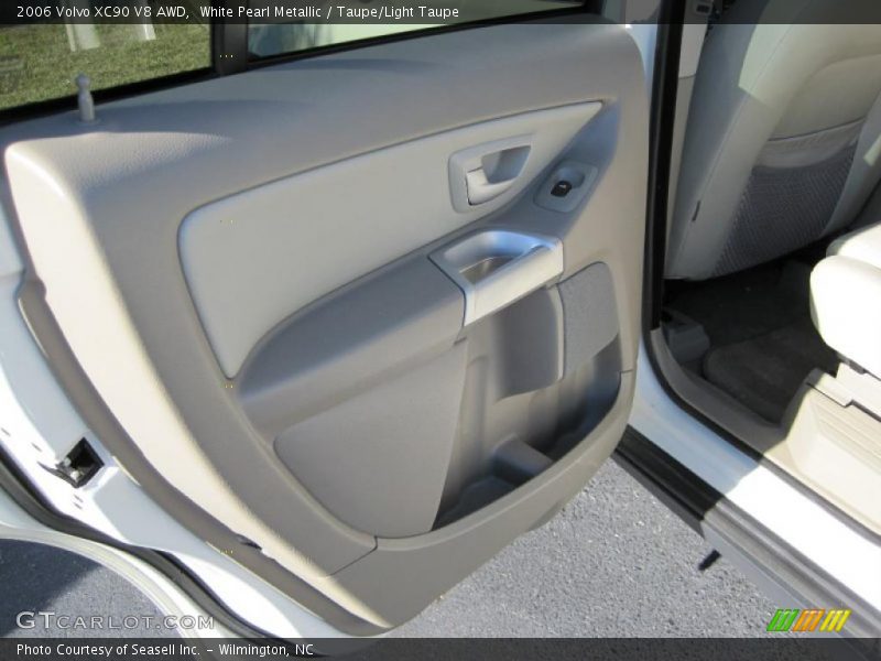 White Pearl Metallic / Taupe/Light Taupe 2006 Volvo XC90 V8 AWD