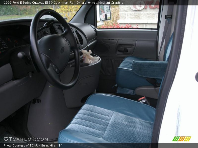 Oxford White / Medium Graphite 1999 Ford E Series Cutaway E350 Coachman RV