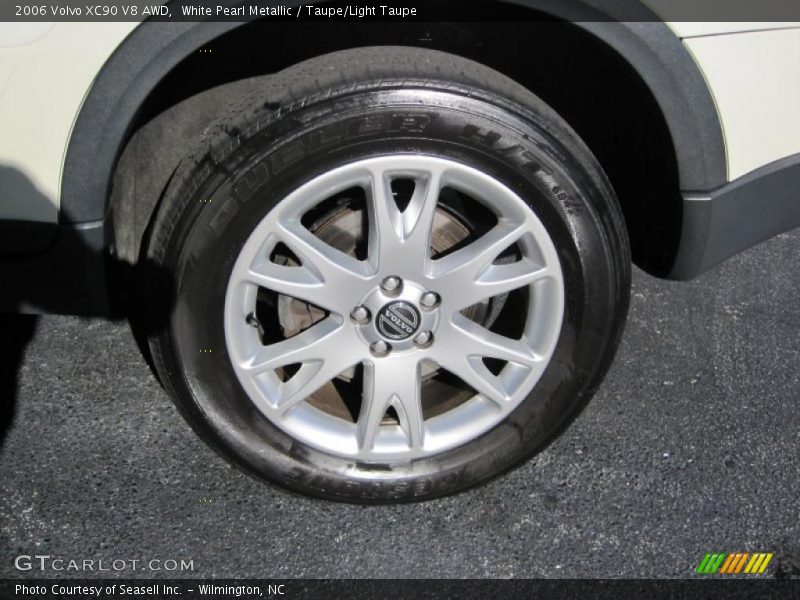 White Pearl Metallic / Taupe/Light Taupe 2006 Volvo XC90 V8 AWD