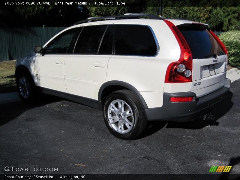 White Pearl Metallic / Taupe/Light Taupe 2006 Volvo XC90 V8 AWD