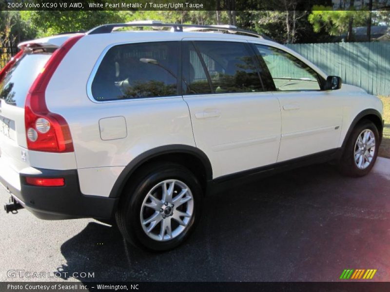 White Pearl Metallic / Taupe/Light Taupe 2006 Volvo XC90 V8 AWD