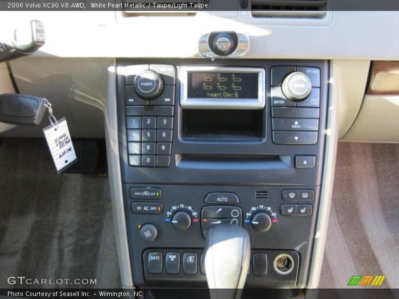 White Pearl Metallic / Taupe/Light Taupe 2006 Volvo XC90 V8 AWD