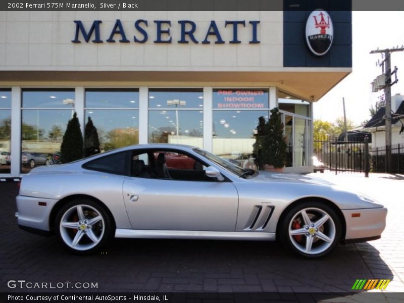 Silver / Black 2002 Ferrari 575M Maranello