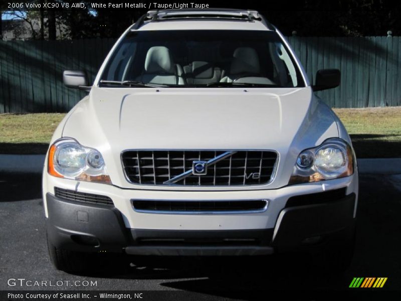 White Pearl Metallic / Taupe/Light Taupe 2006 Volvo XC90 V8 AWD