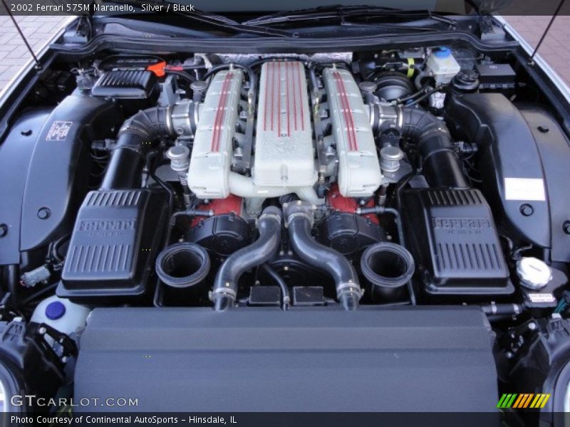  2002 575M Maranello  Engine - 5.7 Liter DOHC 48-Valve V12