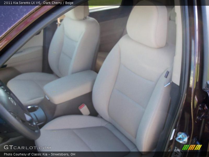 Dark Cherry / Beige 2011 Kia Sorento LX V6