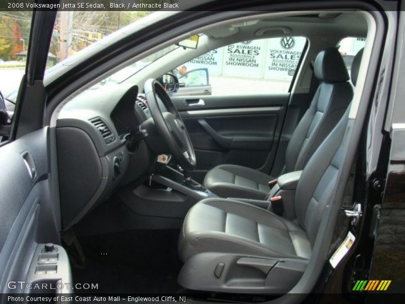 Black / Anthracite Black 2008 Volkswagen Jetta SE Sedan