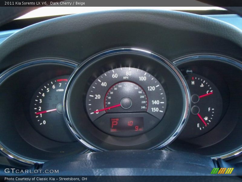 Dark Cherry / Beige 2011 Kia Sorento LX V6