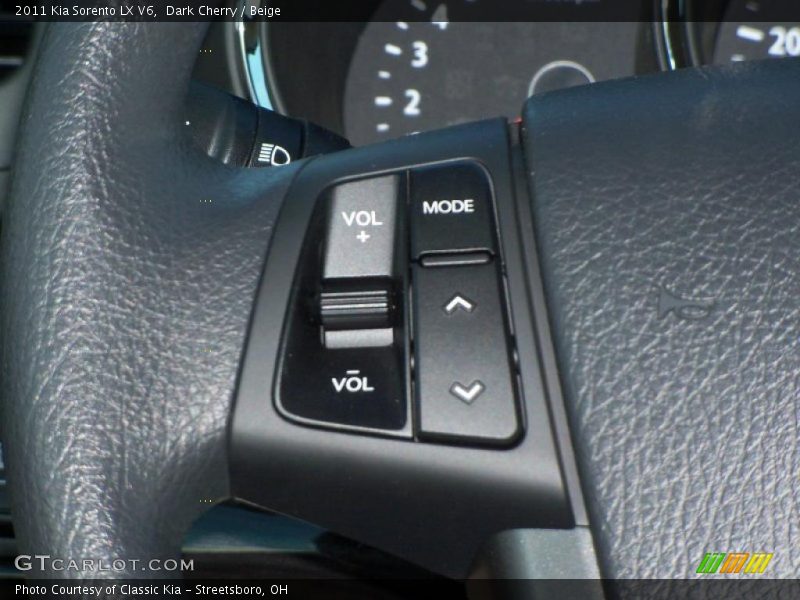 Dark Cherry / Beige 2011 Kia Sorento LX V6