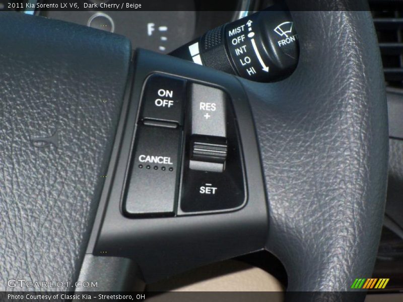 Dark Cherry / Beige 2011 Kia Sorento LX V6