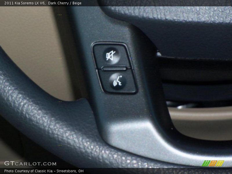 Dark Cherry / Beige 2011 Kia Sorento LX V6