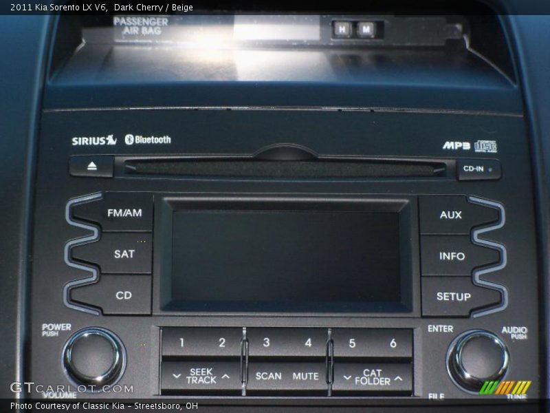 Dark Cherry / Beige 2011 Kia Sorento LX V6