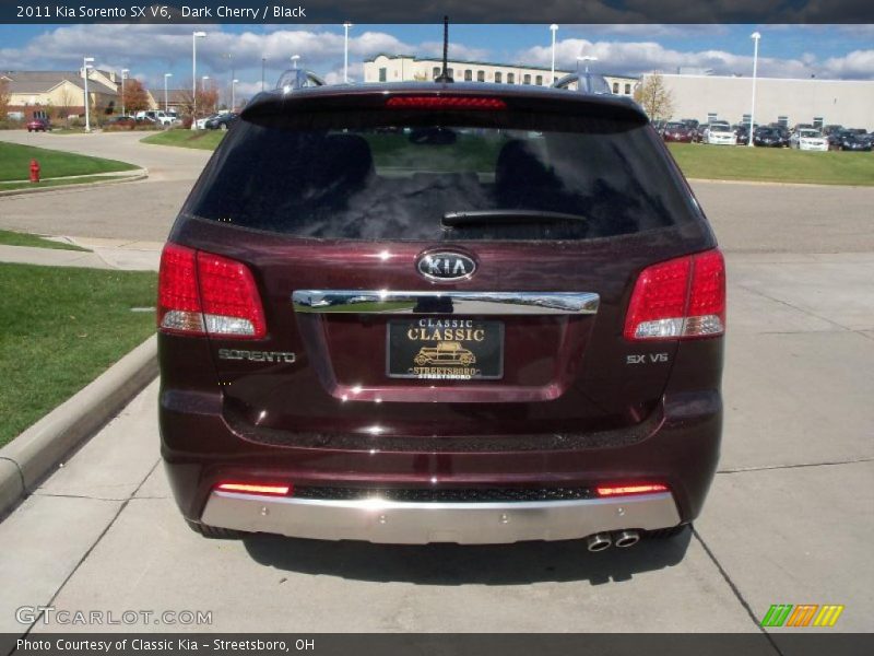 Dark Cherry / Black 2011 Kia Sorento SX V6