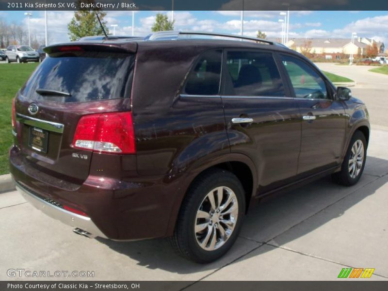 Dark Cherry / Black 2011 Kia Sorento SX V6