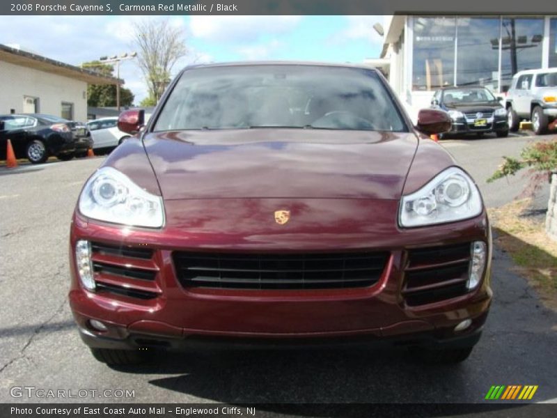 Carmona Red Metallic / Black 2008 Porsche Cayenne S