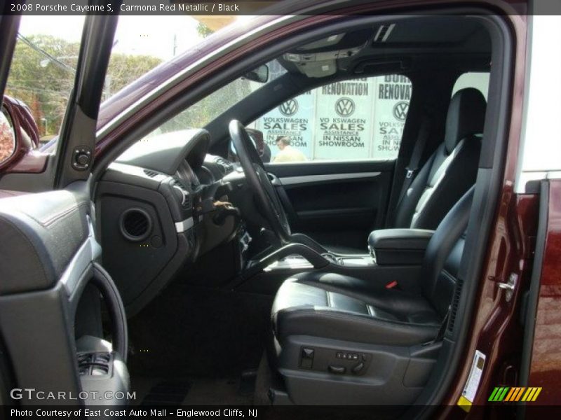 Carmona Red Metallic / Black 2008 Porsche Cayenne S