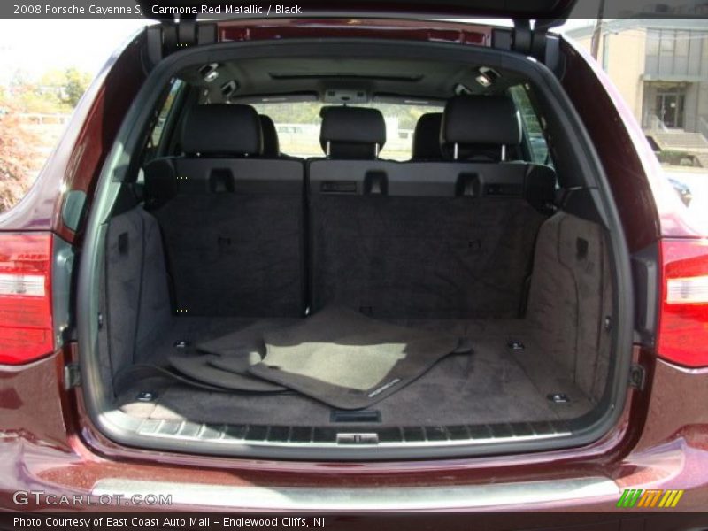 Carmona Red Metallic / Black 2008 Porsche Cayenne S