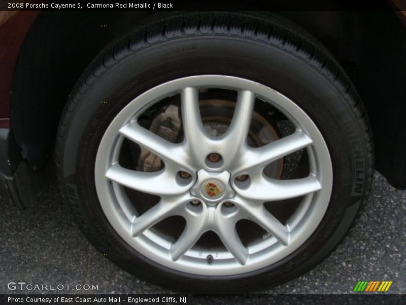 Carmona Red Metallic / Black 2008 Porsche Cayenne S