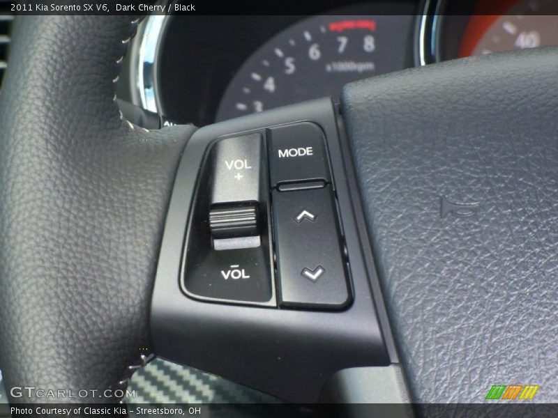 Dark Cherry / Black 2011 Kia Sorento SX V6