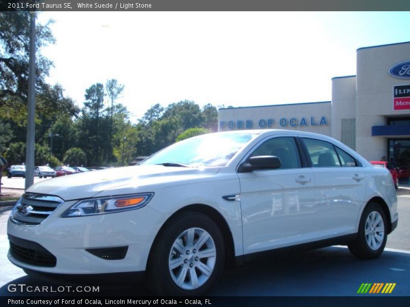 White Suede / Light Stone 2011 Ford Taurus SE