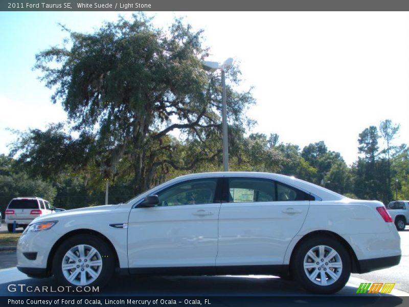 White Suede / Light Stone 2011 Ford Taurus SE