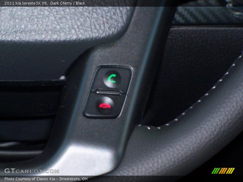 Dark Cherry / Black 2011 Kia Sorento SX V6