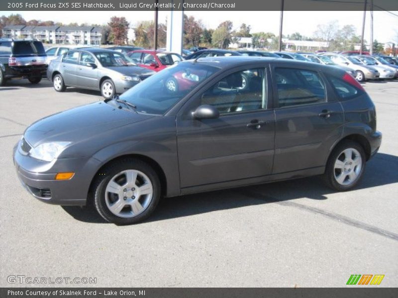 Liquid Grey Metallic / Charcoal/Charcoal 2005 Ford Focus ZX5 SES Hatchback