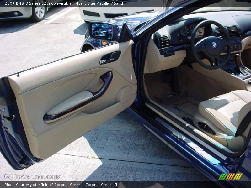 Mystic Blue Metallic / Sand 2004 BMW 3 Series 325i Convertible