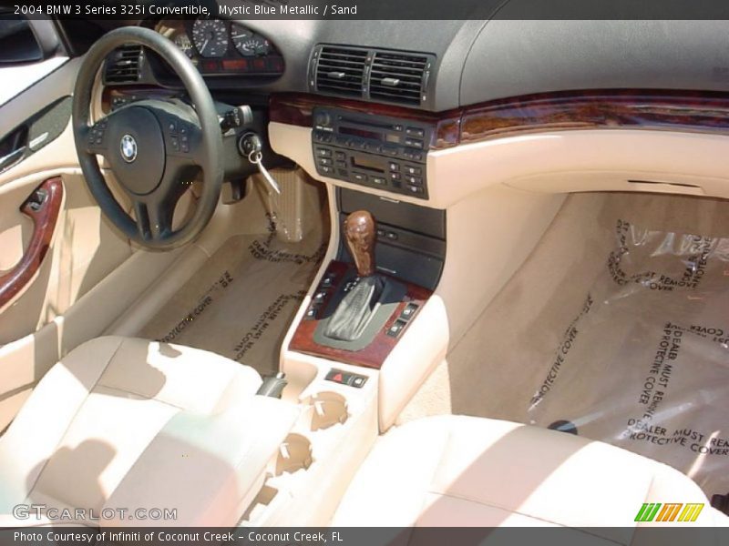 Mystic Blue Metallic / Sand 2004 BMW 3 Series 325i Convertible