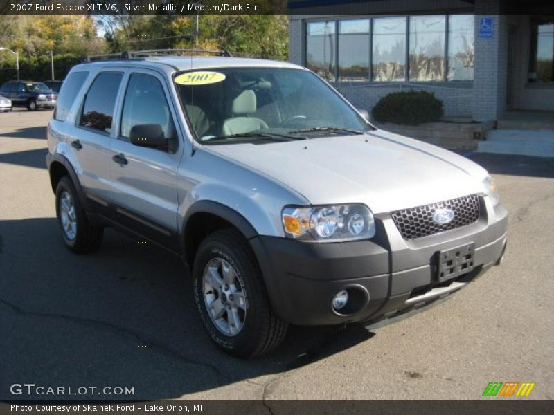 Silver Metallic / Medium/Dark Flint 2007 Ford Escape XLT V6