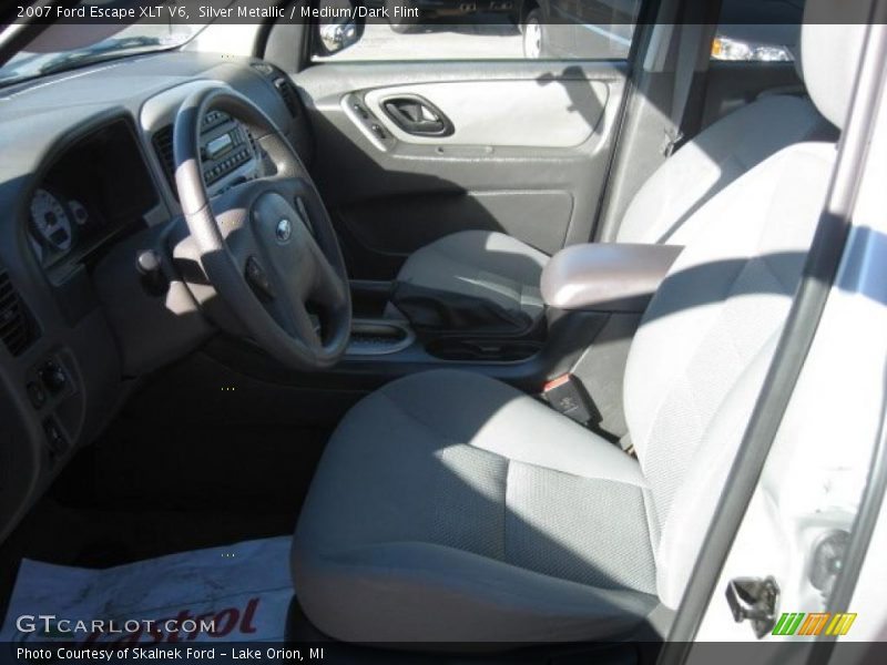 Silver Metallic / Medium/Dark Flint 2007 Ford Escape XLT V6