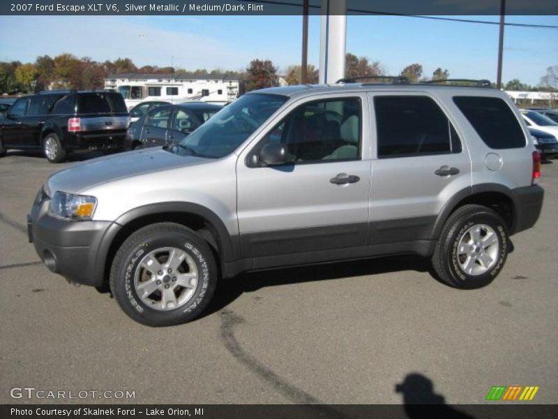Silver Metallic / Medium/Dark Flint 2007 Ford Escape XLT V6