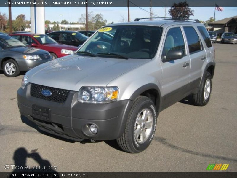 Silver Metallic / Medium/Dark Flint 2007 Ford Escape XLT V6