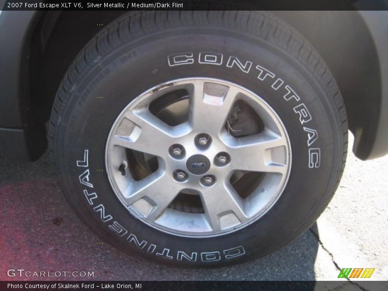 Silver Metallic / Medium/Dark Flint 2007 Ford Escape XLT V6
