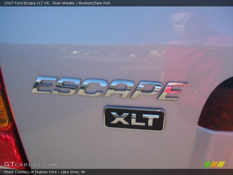 Silver Metallic / Medium/Dark Flint 2007 Ford Escape XLT V6
