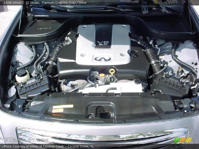 Platinum Graphite Gray / Stone 2008 Infiniti G 35 Sedan