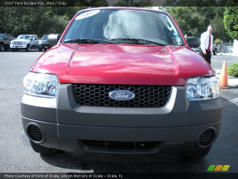 Red / Gray 2007 Ford Escape XLS